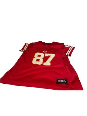 NFL Women’s Red Kansas City Chiefs Travis Kelce Football Jersey! XL